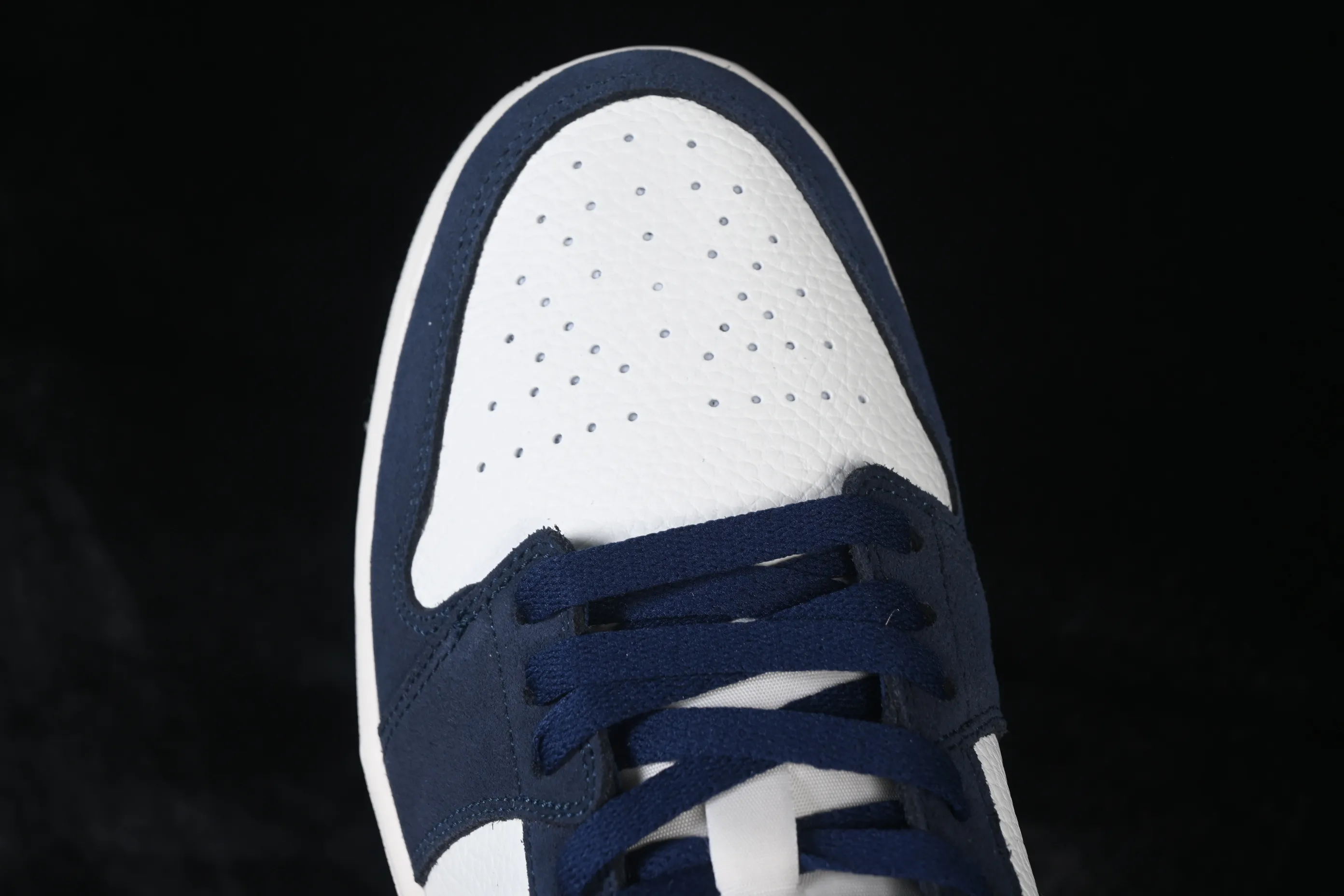 All categories Air Jordan Jordan series basketball shoes Air Jordan 1 Low Air Jordan 1 Low AJ1 Joe 1 white dark blue low-top cultural and casual sneakers IO7448-400